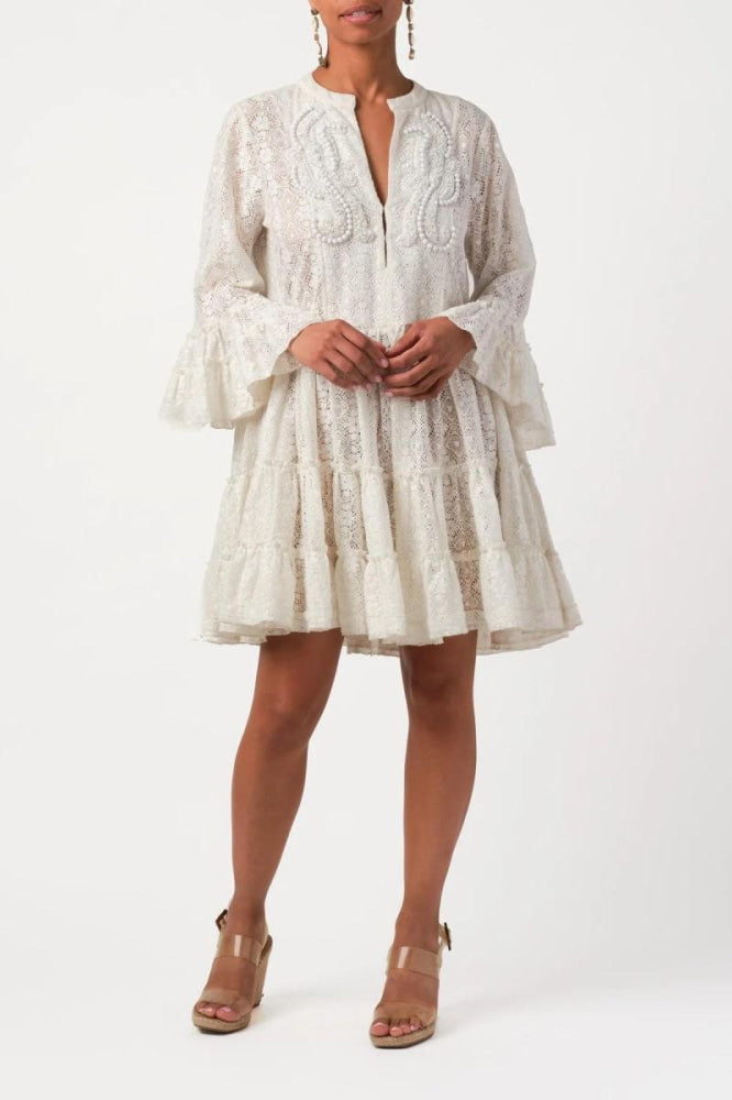 Molly Dress - White - Dresses