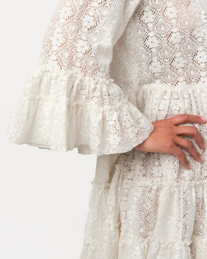Molly Dress - White - Dresses