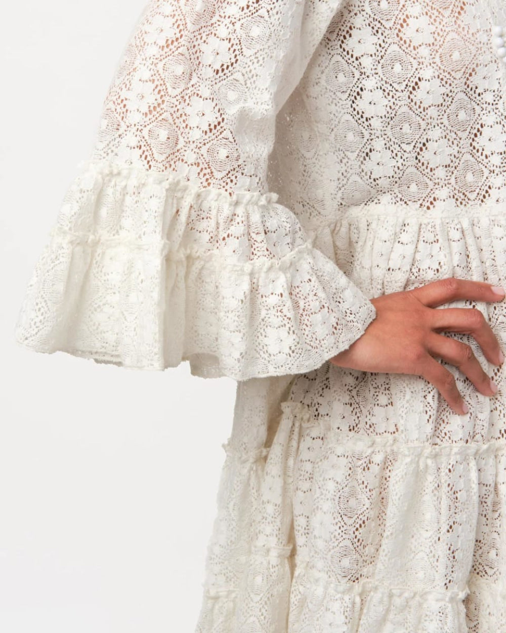 Molly Dress - White - Dresses