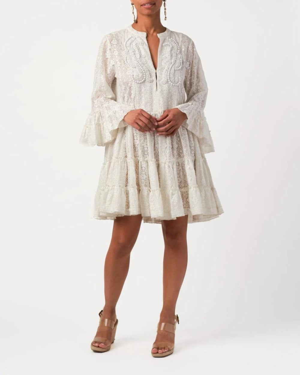 Molly Dress - White - Dresses