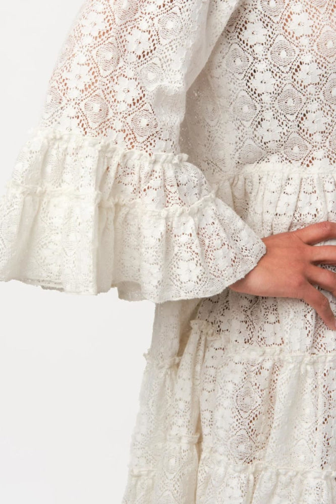 Molly Dress - White - Dresses