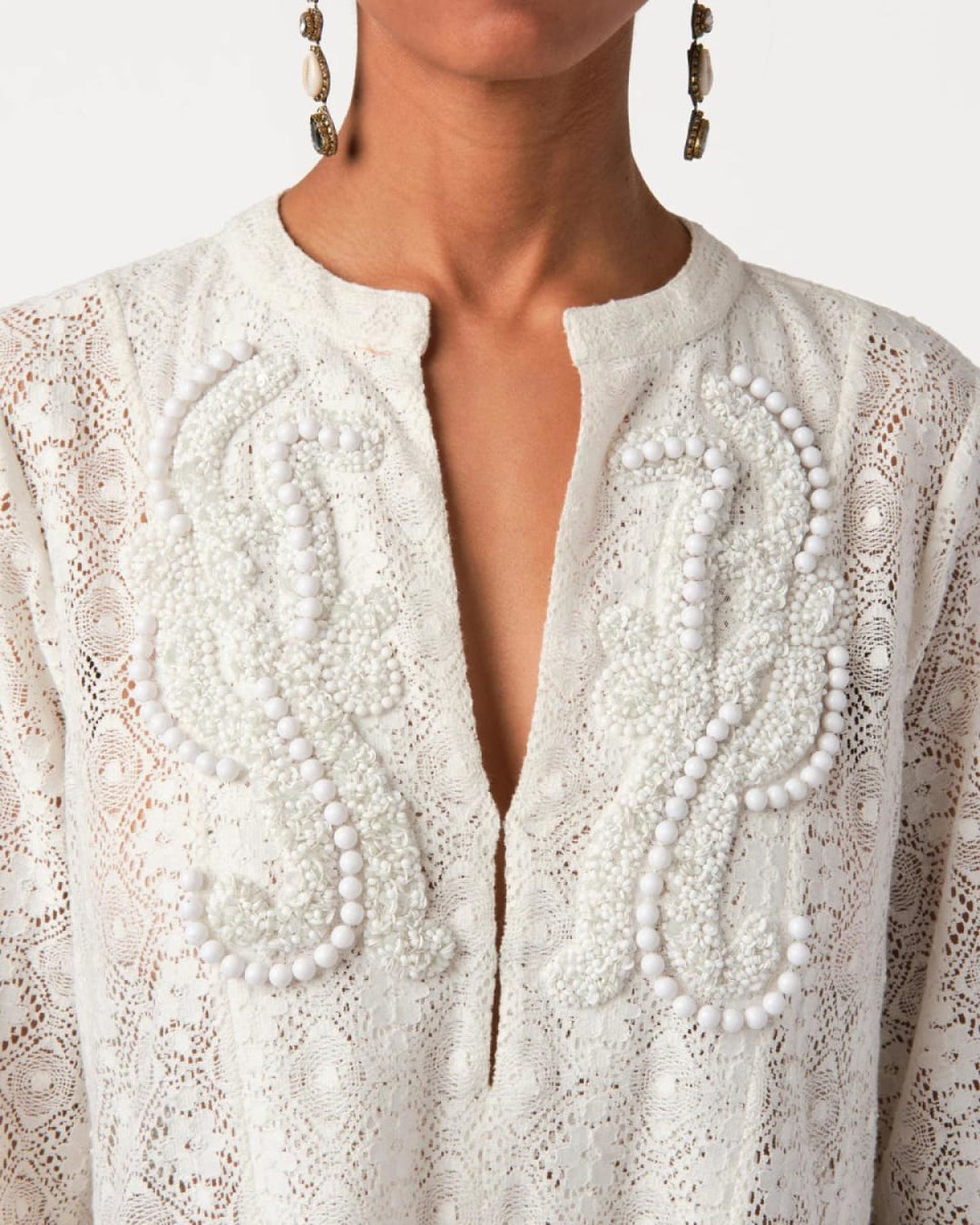 Molly Dress - White - Dresses