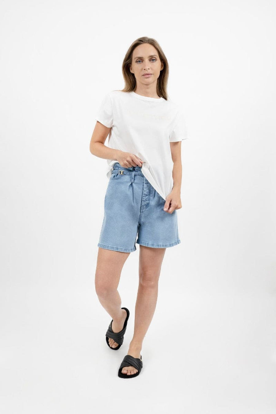 Montana Denim Shorts - Sky - Denim Short