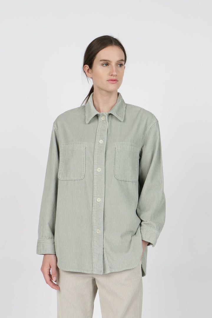 Oversized Shirt Jacket - Mint