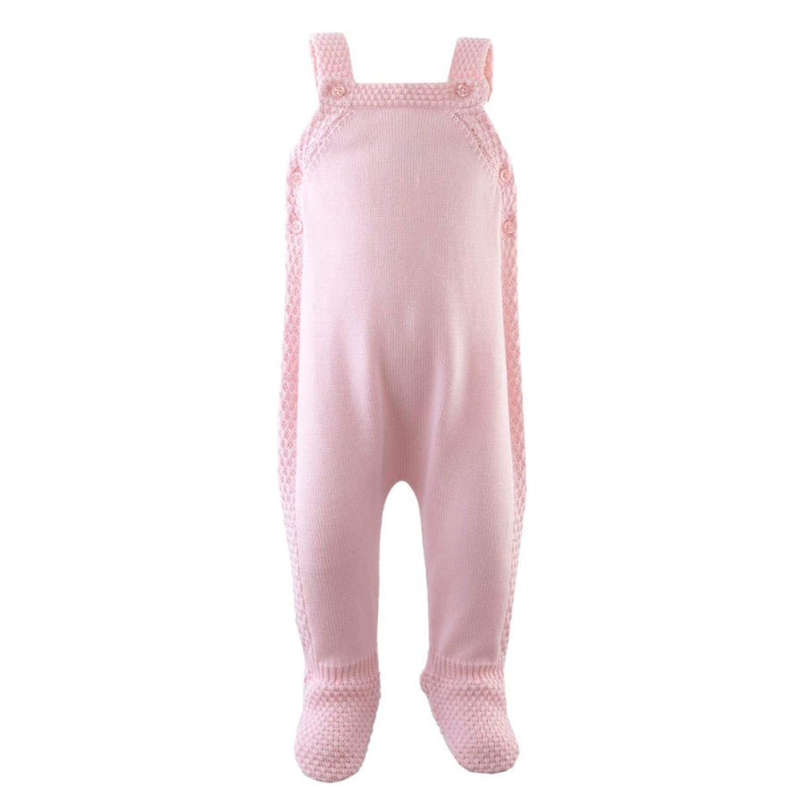 Moss Stitch Strap Romper - 1m - Romper