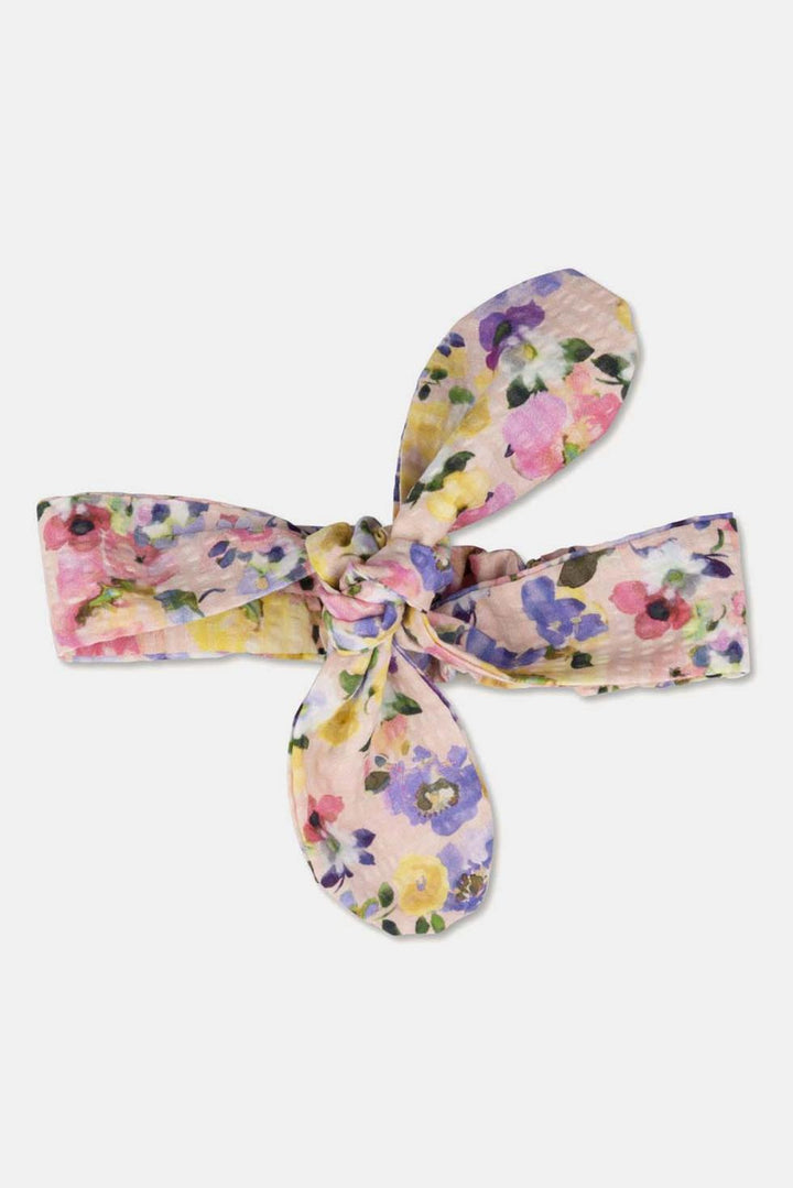 Seersucker floral baby hairband - Unique