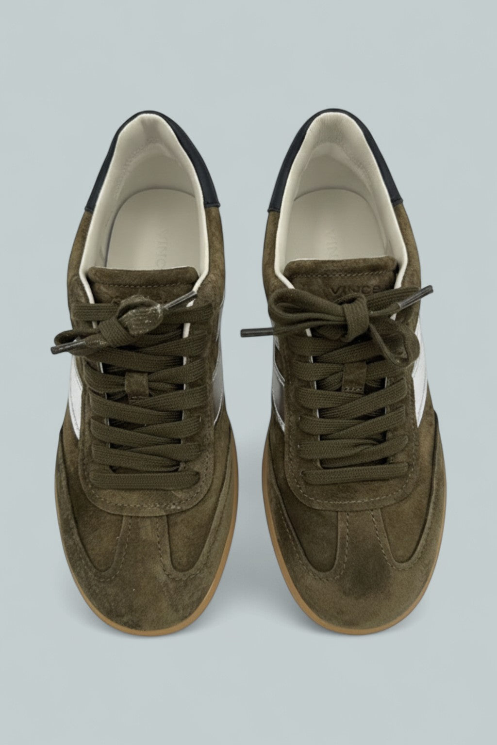 Oasis Suede & Leather Sneaker - Militare/Silver