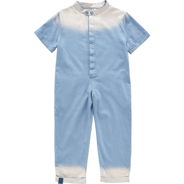 Chambray Mechanic Jumpsuit - Blue Chambray