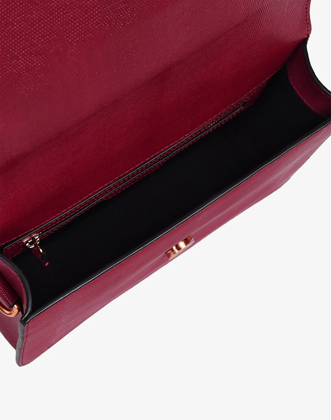 Luxe Cube Bag - Cherry Red Lizzard