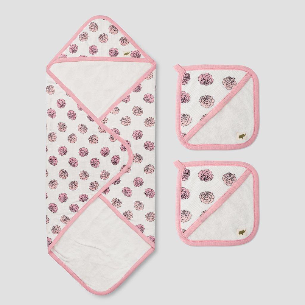 14 Item Baby Essentials Bundle - Flower Power