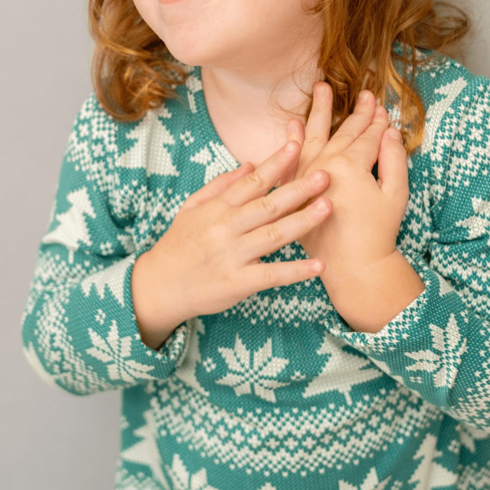 Boho Dress - Fair Isle Trees