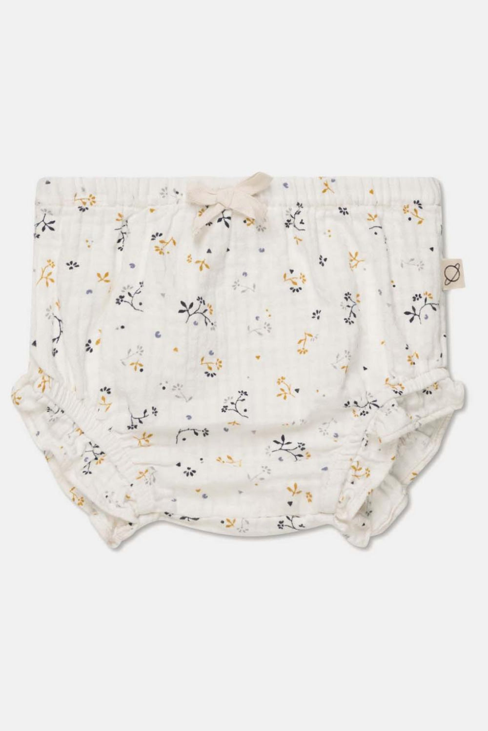 Muslin floral baby bloomers - Ivory - Bloomer
