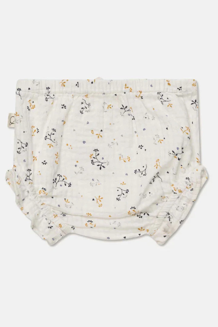 Muslin floral baby bloomers - Ivory - Bloomer