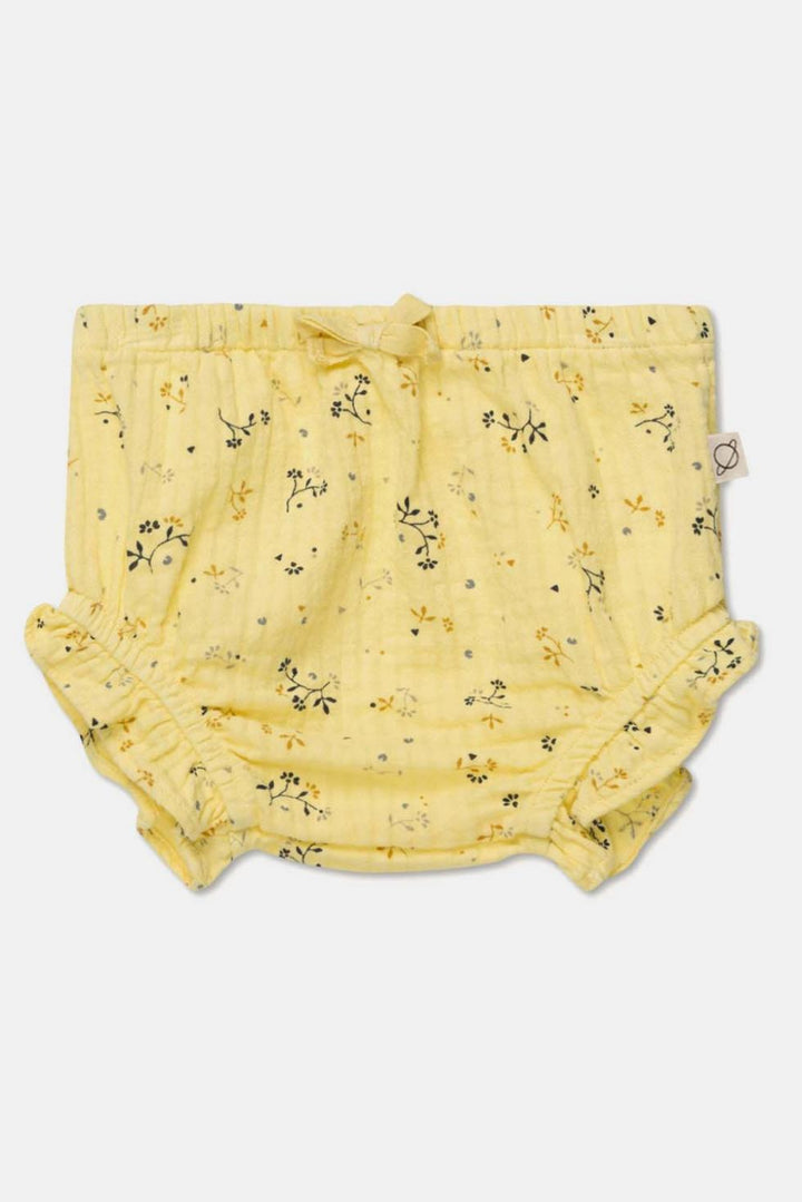 Muslin floral baby bloomers - Yellow - bloomer - baby