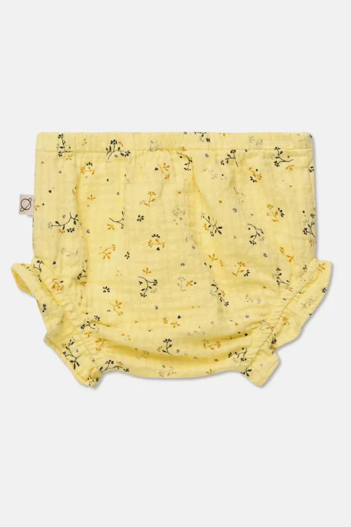 Muslin floral baby bloomers - Yellow - bloomer - baby