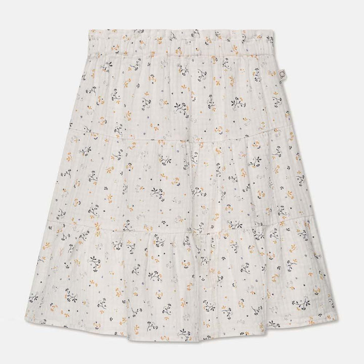 Muslin Floral Flared Skirt - Ivory - 12Y - Skirt