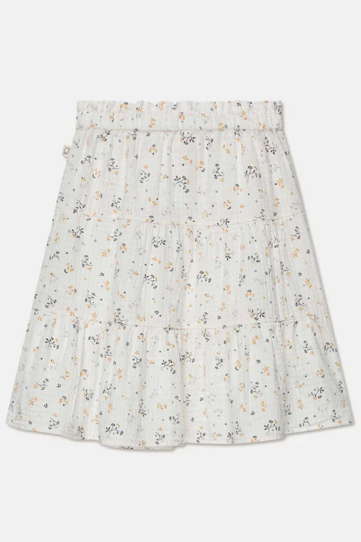 Muslin Floral Flared Skirt - Ivory - 12Y - Skirt