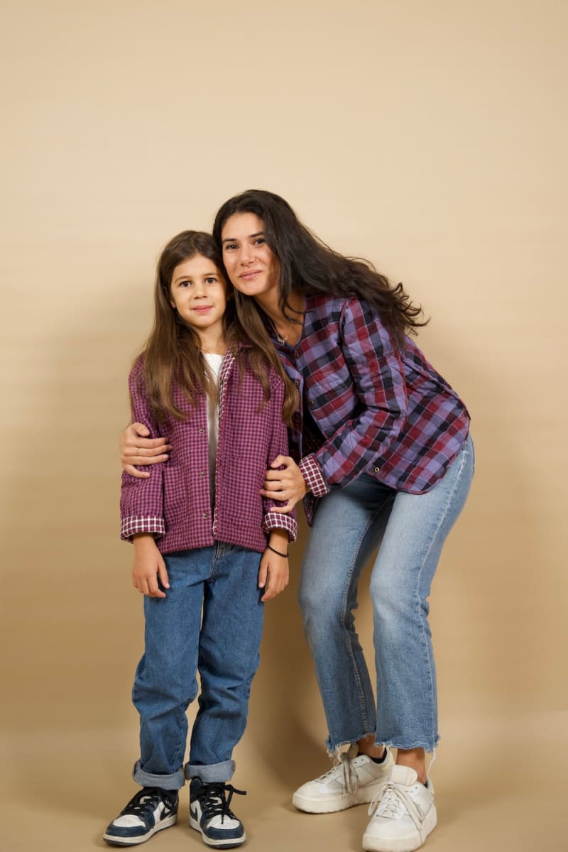 Adult Jacket - Purple Tartan Quilt