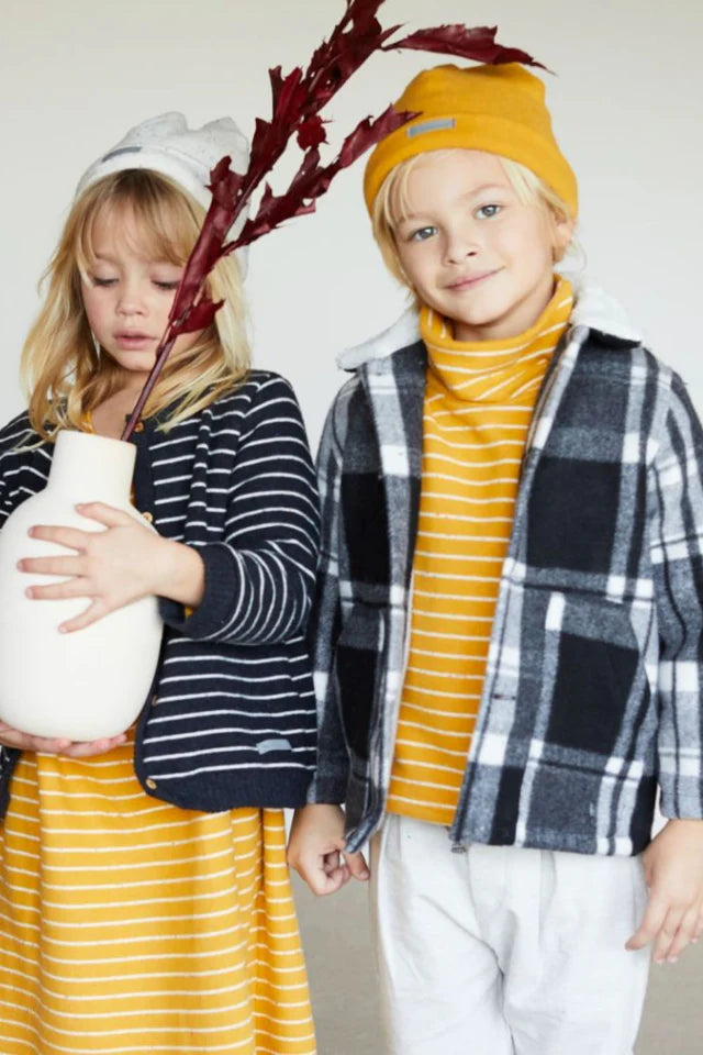 Kids Check Jacket Forest - Unique