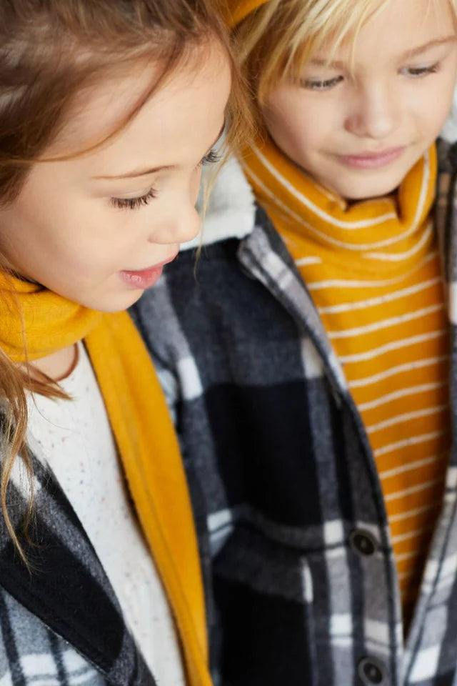 Kids Check Jacket Forest - Unique