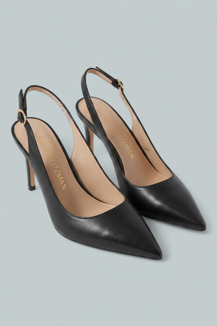 Power Slingback Pumps - Black