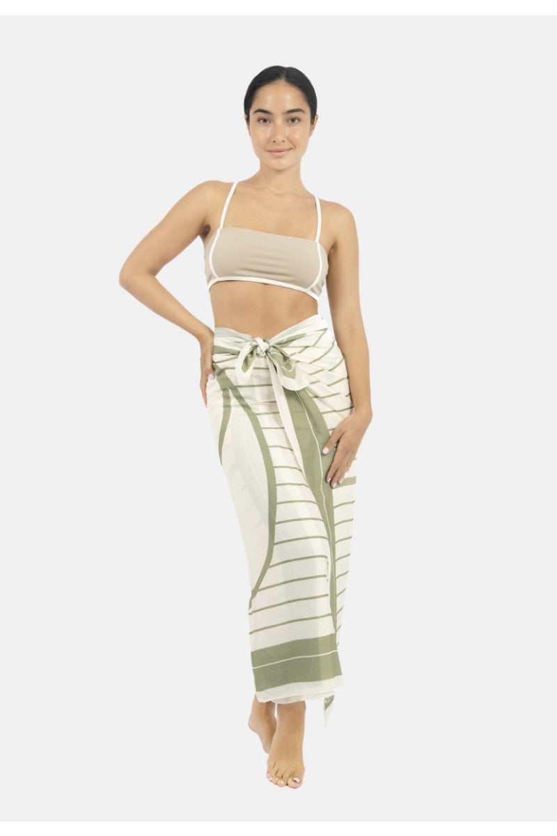 Antibes Beach Sarong - Sage