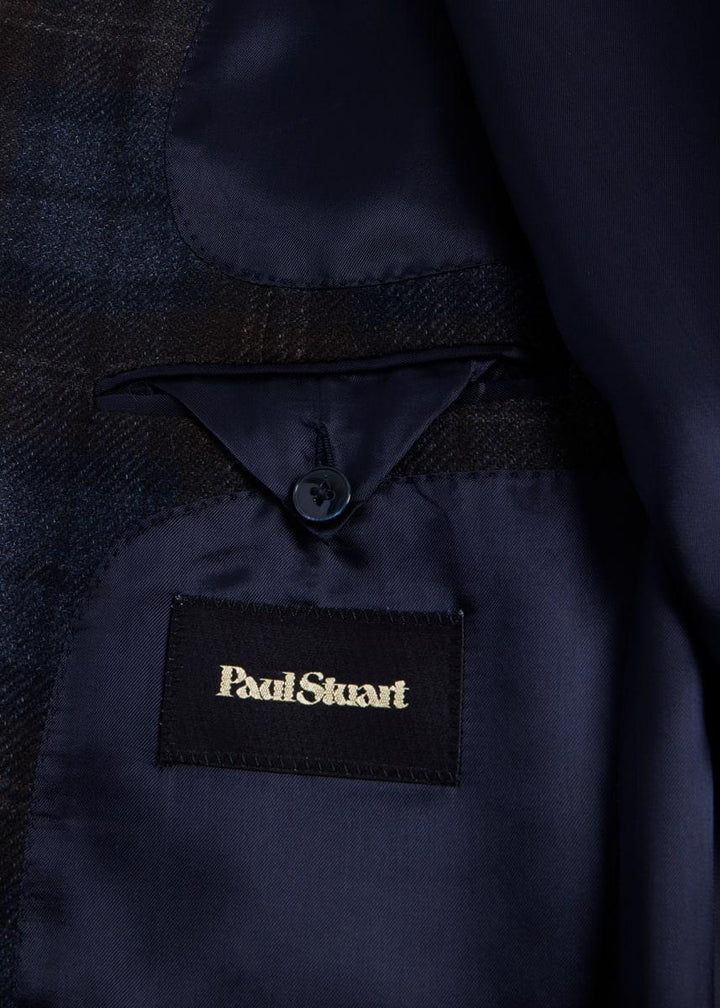 Plaid Jacket - Brown/Grey