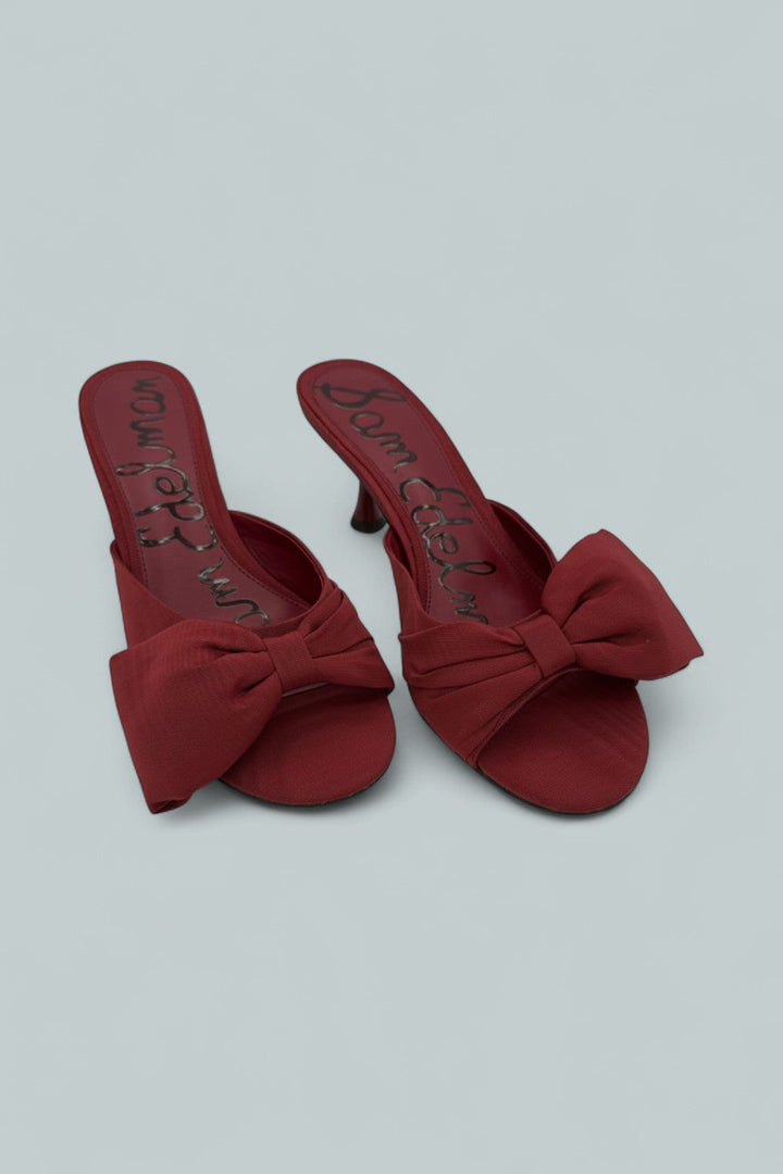 Ragan Strappy Sandals - Deep Scarlet