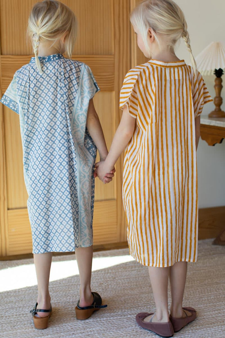 Little Fry Caftan - Daughters Blue Organic