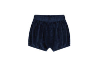 Organic Cotton Velvet Bloomers - Navy
