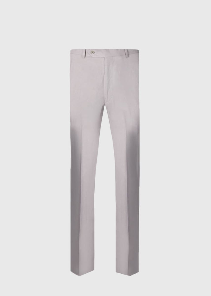 Linen & Silk James Dress Trouser - Grey