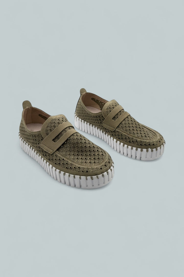 Women's Tulip Loafers - Army