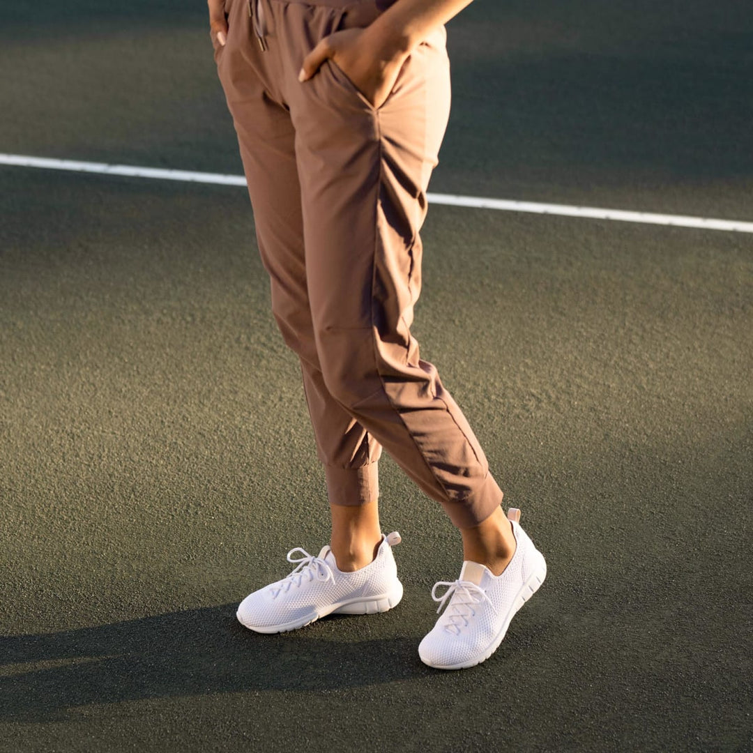 Women's Athleisure Eco Knit Sneaker - White