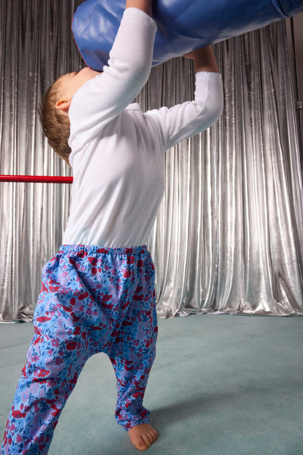 Maxime Reversible Pants - Azure Blue