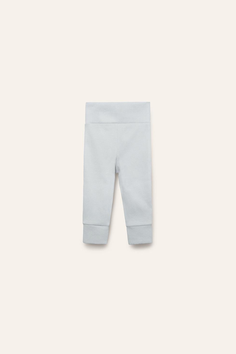 Organic Pima Cotton Baby Leggings - Blue