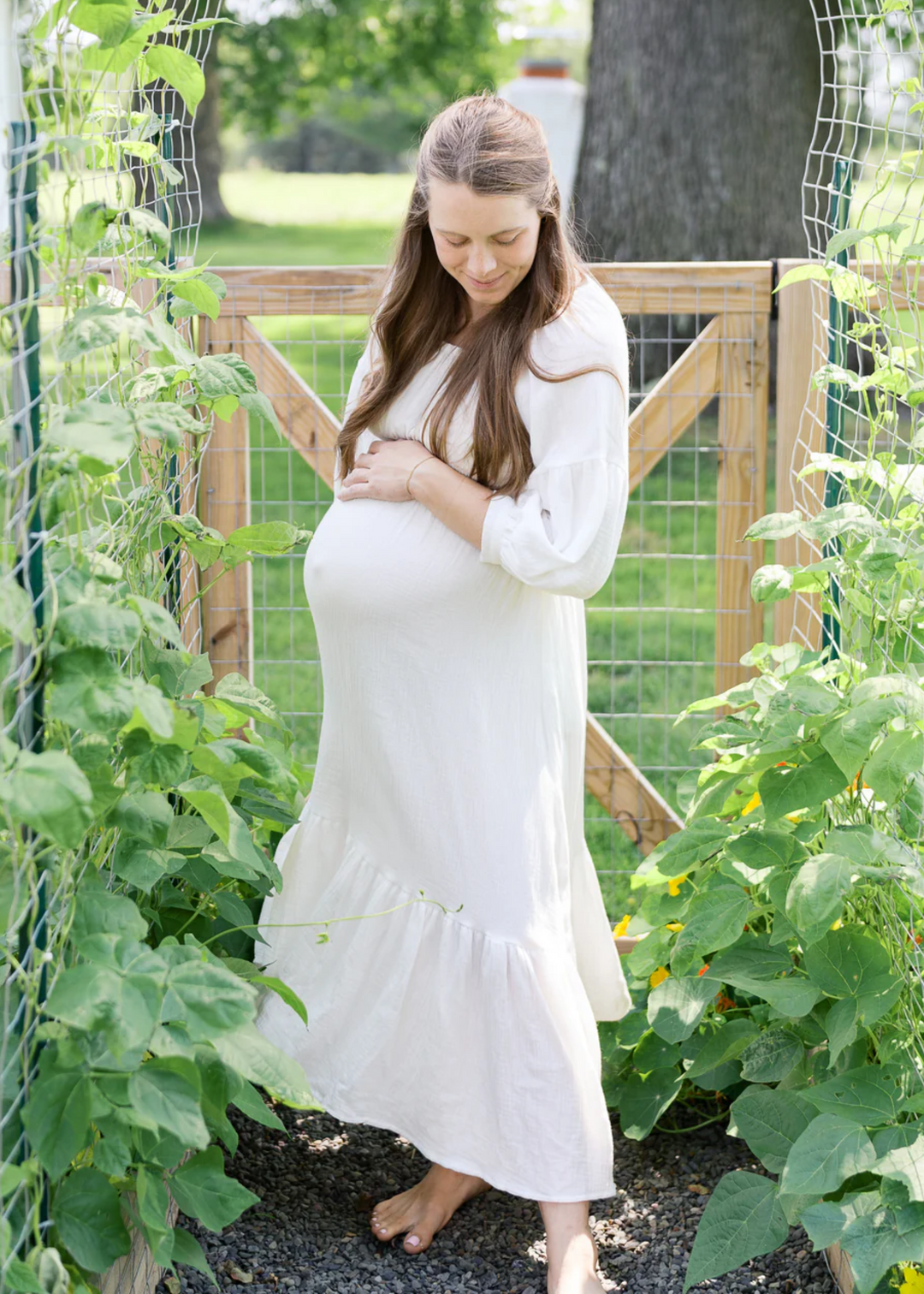 Eliza Dress Cream - Cream