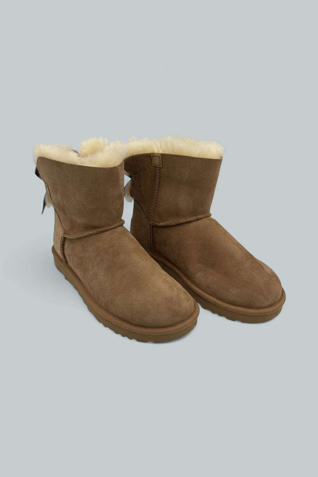 Mini Bailey Bow II Boots - Chestnut