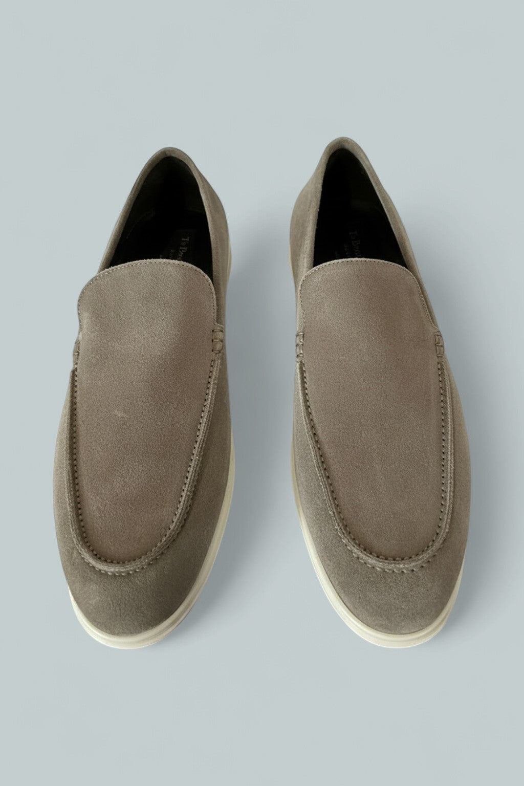 Men's Cassidy Moc Toe Loafers - Taupe Suede