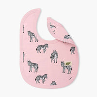 Classic Bib - Pink Zebras