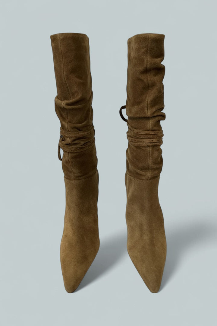 Women's Samina Wrapping Slouch Boots - Golden Sienna