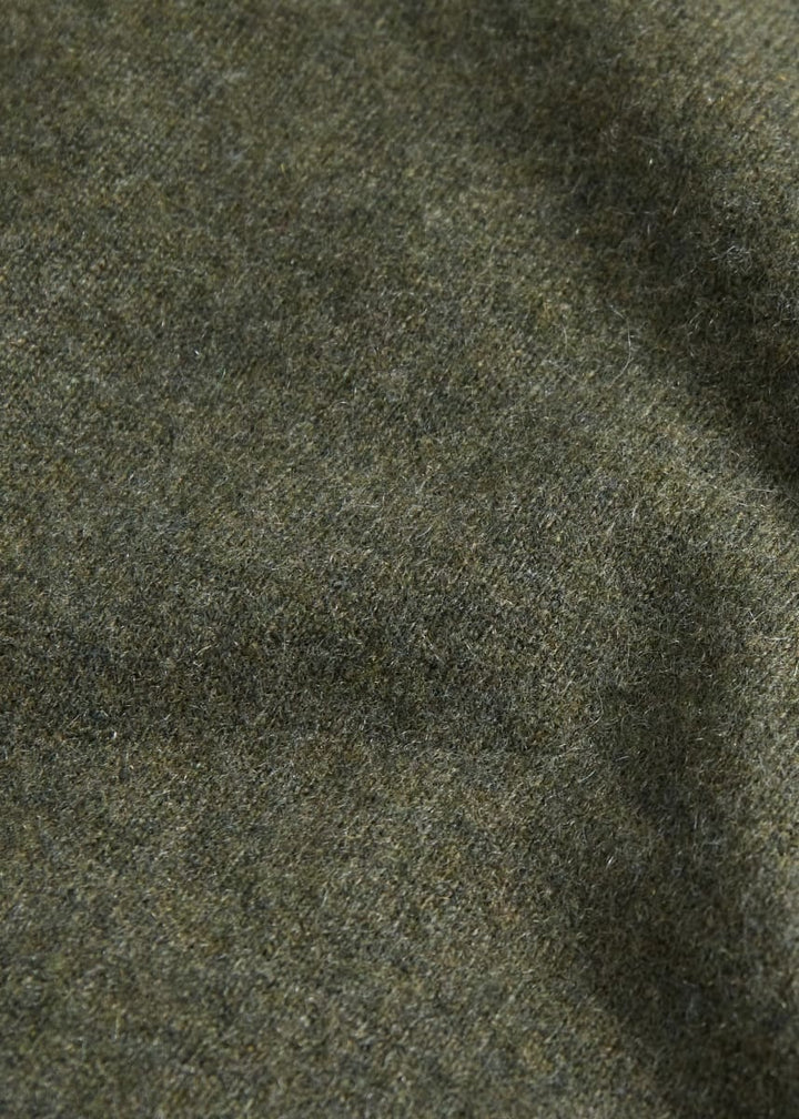 Felted Cashmere Cardigan - Olive