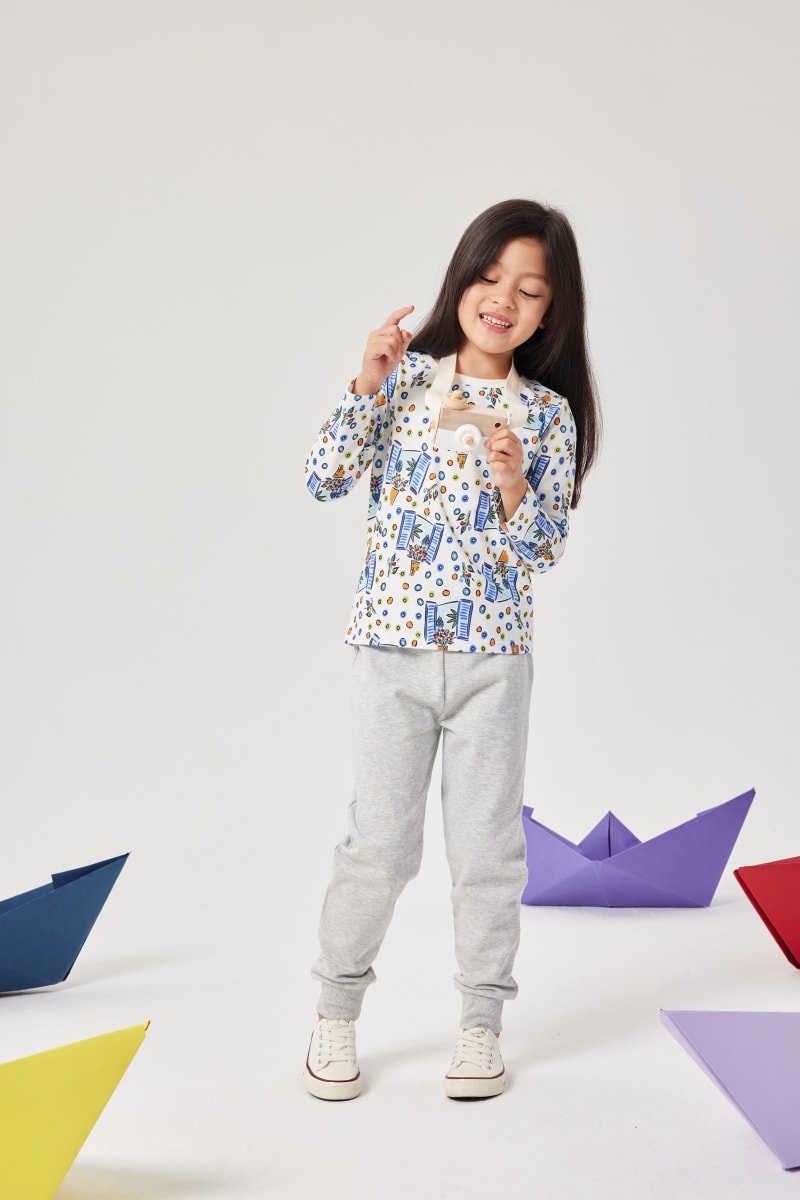 Floral Windows Long Sleeve Tee