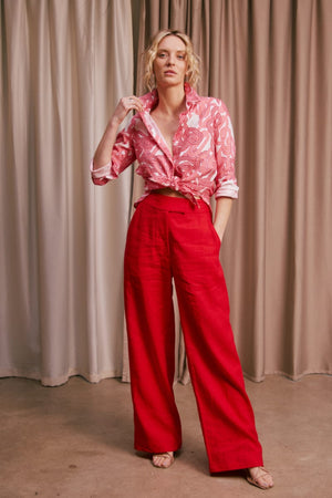 Resort Pant - Hot Coral