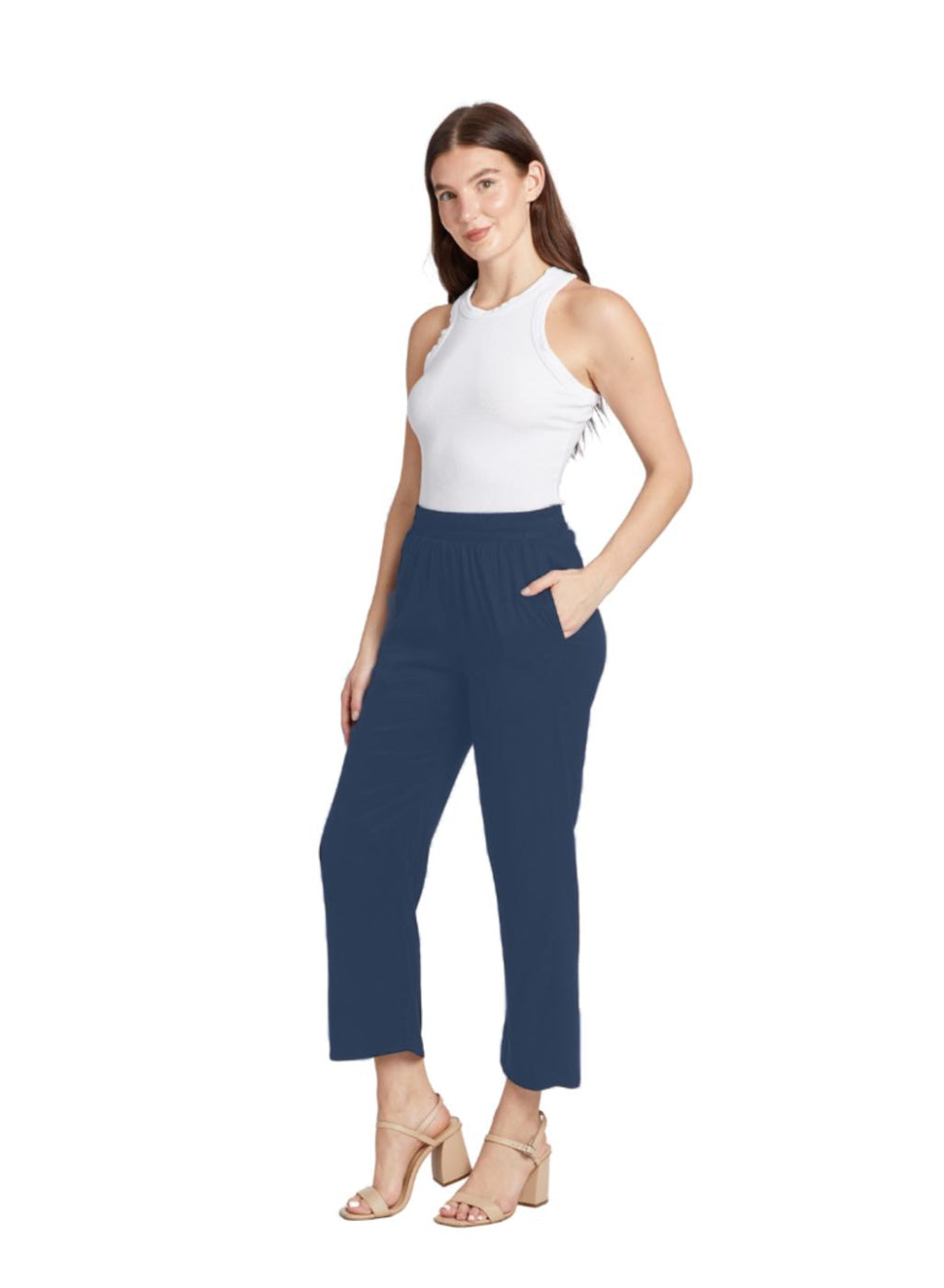 Nan Pant - Navy - culottes - baby