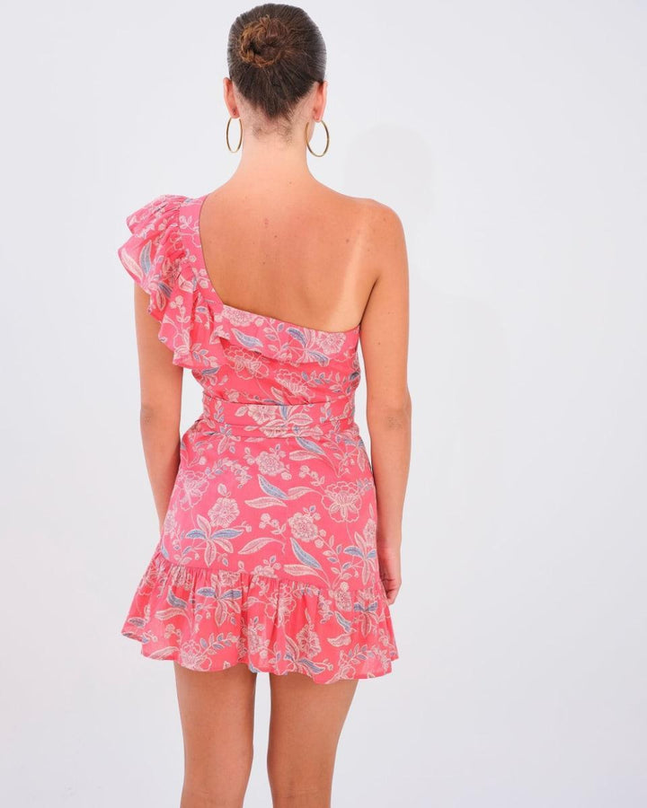 Nandi Dress - Red Floral - Dresses