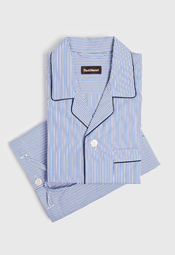 Narrow Stripe Pajama - Royal - Pajamas