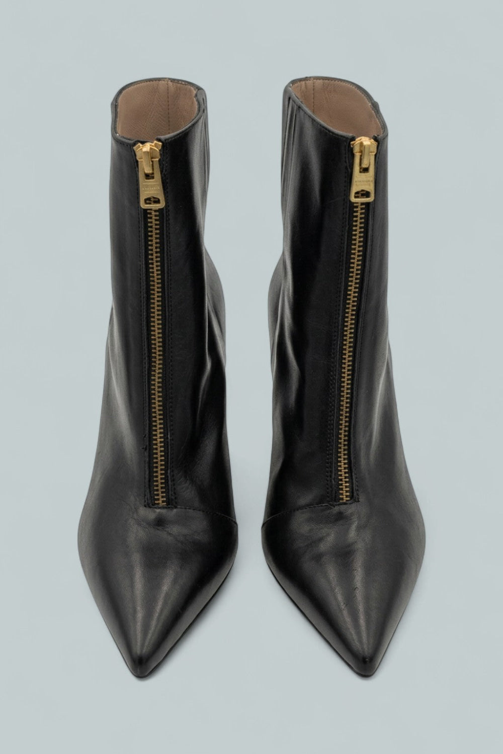 Natasha Leather Ankle Boots - Black/Warm - 10 - Booties