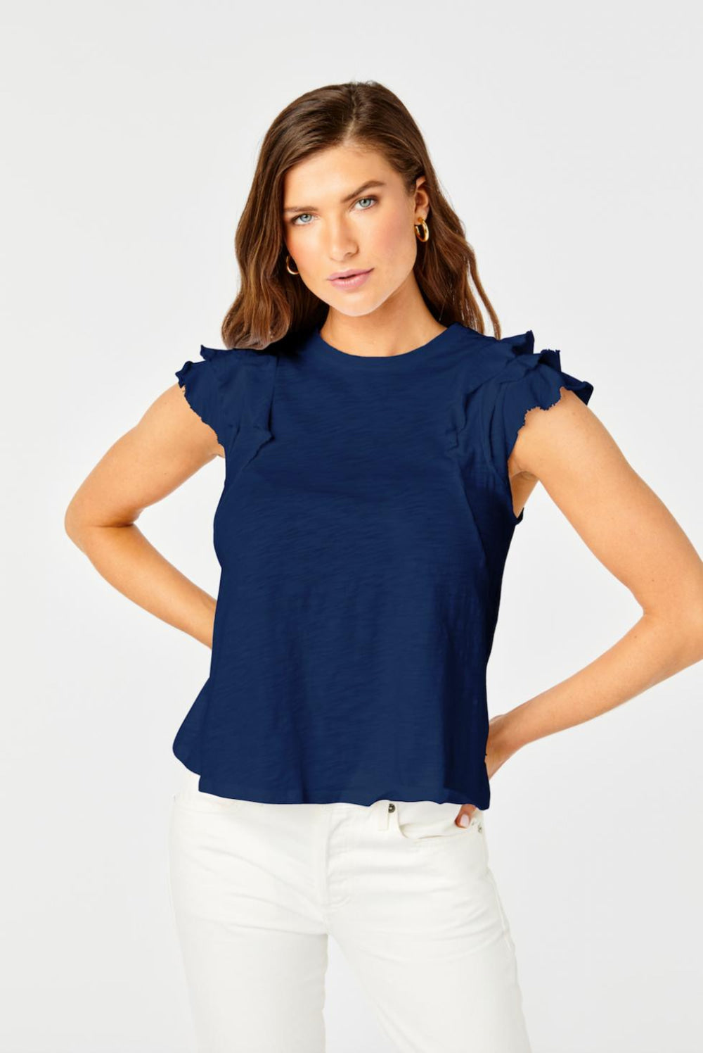 Natasha - Navy - XXS - Blouse