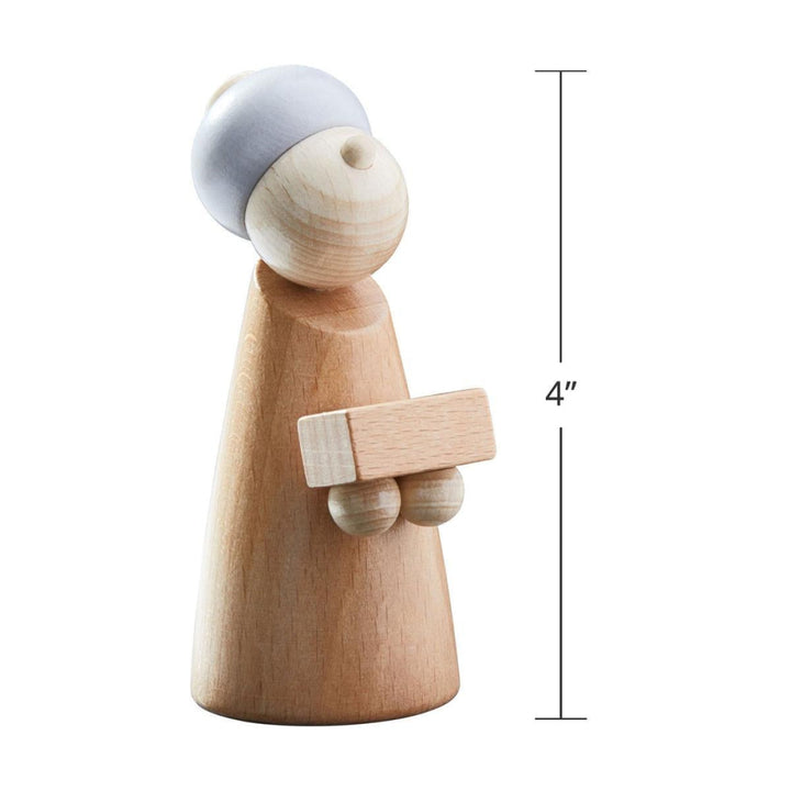Natural Wood Nativity Set - ’Wooden Toy - Baby Kids Kids Adult Baby’
