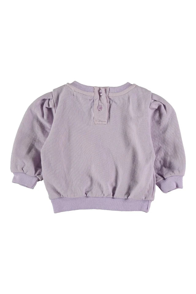 Organic Baby Sweatshirt Nature - Mauve
